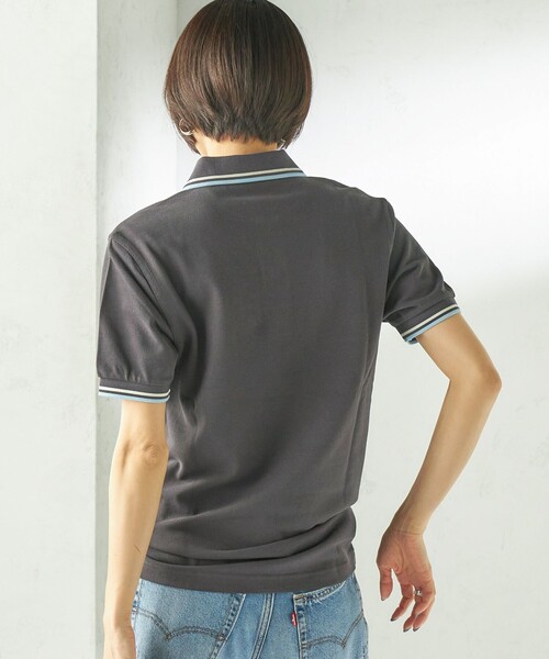 FRED PERRY(フレッドペリー)の「FRED PERRY:M3600 TWIN TIPPED POLO(ポロシャツ・レディース・ベージュ/ダークグレー/オリーブ/ナチュラル・ONE SIZE)」の15枚目の写真