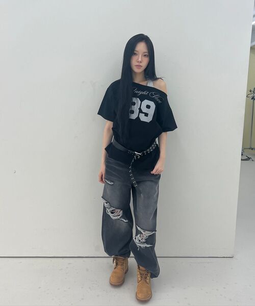 Midnight Move(ミッドナイトムーブ)の「dg ws pants (black)(デニムパンツ・レディース・その他・S/M)」の2枚目の写真