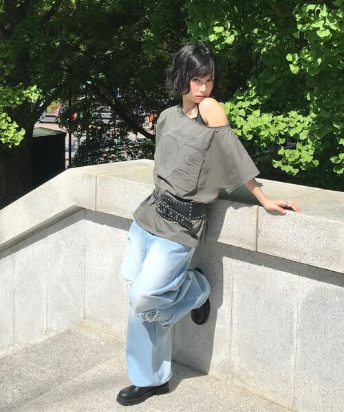 Midnight Move(ミッドナイトムーブ)の「dg ws pants (black)(デニムパンツ・レディース・その他・S/M)」の17枚目の写真