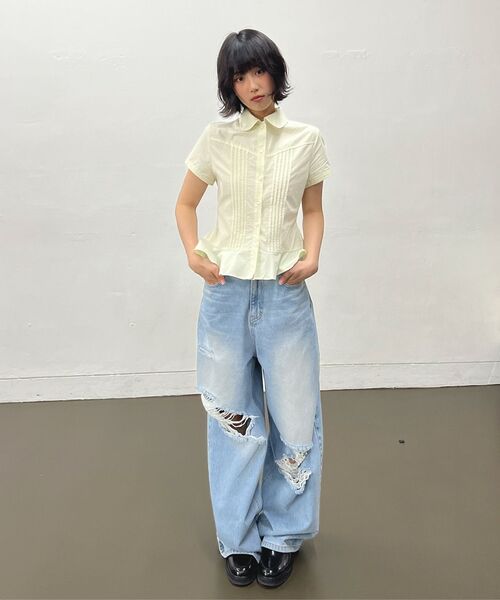 Midnight Move(ミッドナイトムーブ)の「dg ws pants (black)(デニムパンツ・レディース・その他・S/M)」の11枚目の写真