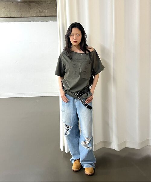 Midnight Move(ミッドナイトムーブ)の「dg ws pants (black)(デニムパンツ・レディース・その他・S/M)」の12枚目の写真