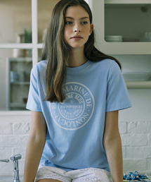 Marine Rope Print T-shirt - Sky Blue