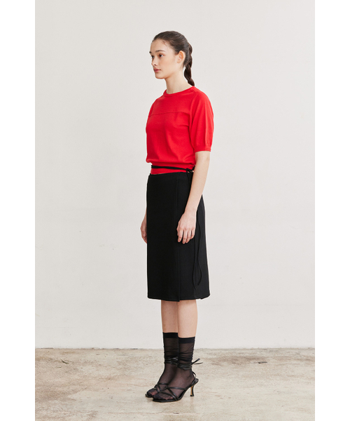 AFTERHOURS(アフターアワーズ)の「PUFF SLEEVE KNIT TOP (RED)(ニット/セーター・レディース・その他・FREE)」の3枚目の写真