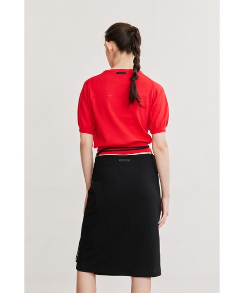 AFTERHOURS(アフターアワーズ)の「PUFF SLEEVE KNIT TOP (RED)(ニット/セーター・レディース・その他・FREE)」の5枚目の写真