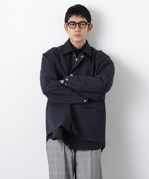 NANO universe | オーバージャケット「WARP PRINT」ライニング/撥水(その他アウター)