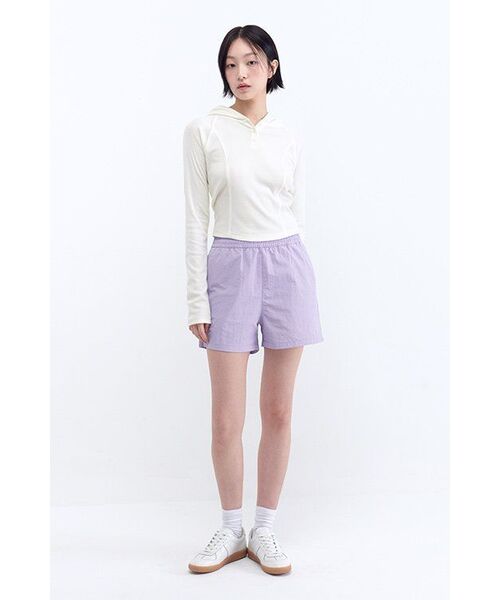 MUSINSA STANDARD WOMAN（ムシンサスタンダードウーマン）の「ウィメンズリブスリムフード付き長袖Tシャツ[アイボリー]（パーカー・レディース・その他・LARGE/MEDIUM/SMALL/X-SMALL/X-LARGE）」の11枚目の写真