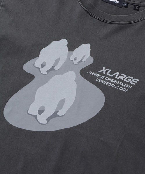 XLARGE（エクストララージ）の「JUNGLE OPERATIONS L/S TEE（Tシャツ/カットソー・メンズ・ブラック/ホワイト/ネイビー・S/M/L/XL）」の12枚目の写真