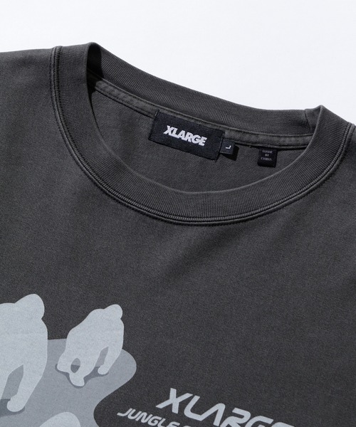 XLARGE（エクストララージ）の「JUNGLE OPERATIONS L/S TEE（Tシャツ/カットソー・メンズ・ブラック/ホワイト/ネイビー・S/M/L/XL）」の13枚目の写真