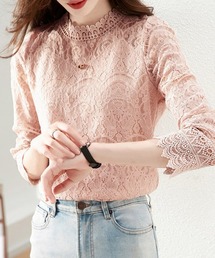 スカラップ レース」に該当するシャツ/ブラウス（レース）ファッション