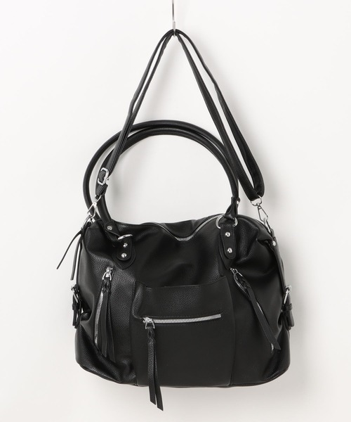 apres jour mignon(アプレジュールミニョン)の「【apresjour mignon×ARIAZ】マルチポケット2wayトートバッグ(トートバッグ・レディース・オフホワイト/ブラック/ダークブラウン・ONESIZE)」の9枚目の写真