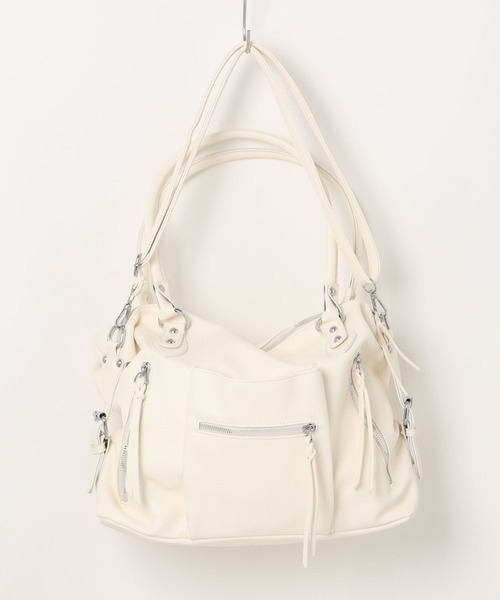 apres jour mignon(アプレジュールミニョン)の「【apresjour mignon×ARIAZ】マルチポケット2wayトートバッグ(トートバッグ・レディース・オフホワイト/ブラック/ダークブラウン・ONESIZE)」の8枚目の写真