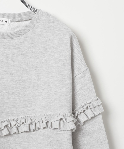 LEPSIM(レプシィム)の「フリル裏毛チュニック 639456(チュニック・レディース・ブラック/アイボリー/トップグレー・FREE)」の12枚目の写真