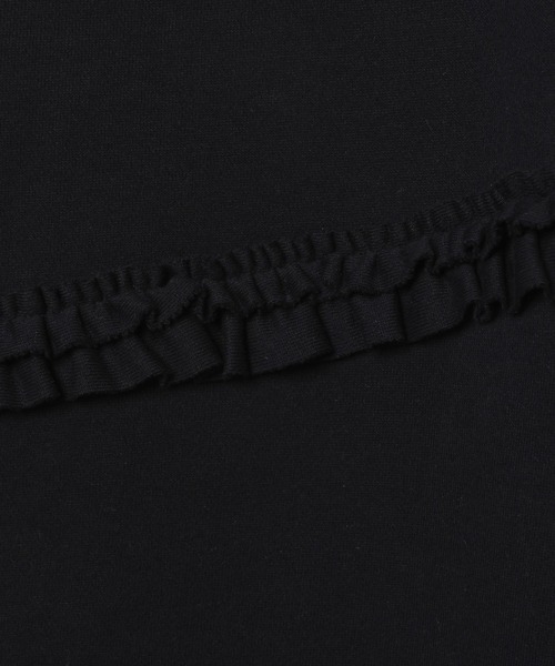 LEPSIM(レプシィム)の「フリル裏毛チュニック 639456(チュニック・レディース・ブラック/アイボリー/トップグレー・FREE)」の8枚目の写真