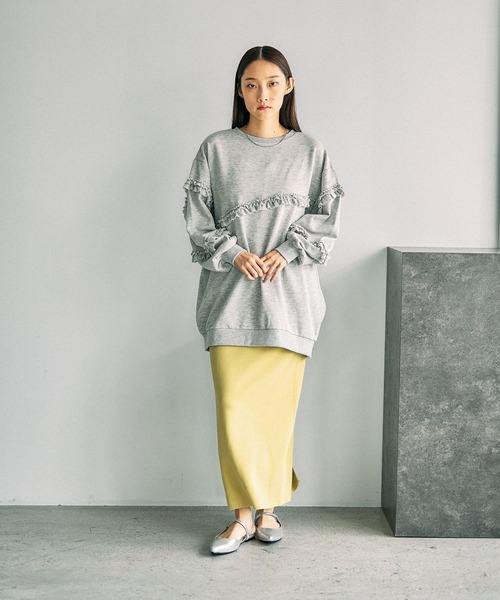 フリル裏毛チュニック 639456（チュニック）｜LEPSIM（レプシィム）の