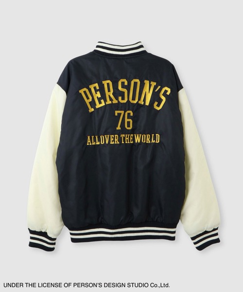 PERSON'S(パーソンズ)の「PERSON'S 別注デザイン スタジャン(スタジャン・レディース・レッド/ネイビー・S/FREE)」の18枚目の写真