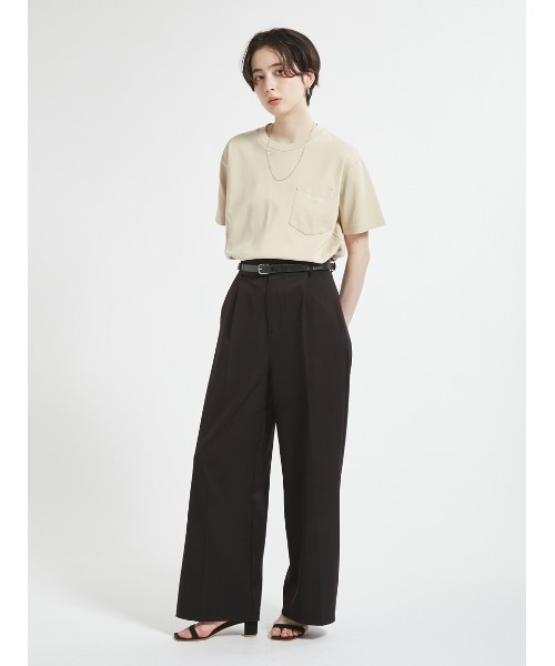 Barbour(バブアー)の「ワンポイントロゴ 胸ポケット TシャツJapan Exclusive(レディース)(Tシャツ/カットソー・レディース・ベージュ/ホワイト/ピンク/ブラック/ブルー・SMALL/MEDIUM)」の10枚目の写真