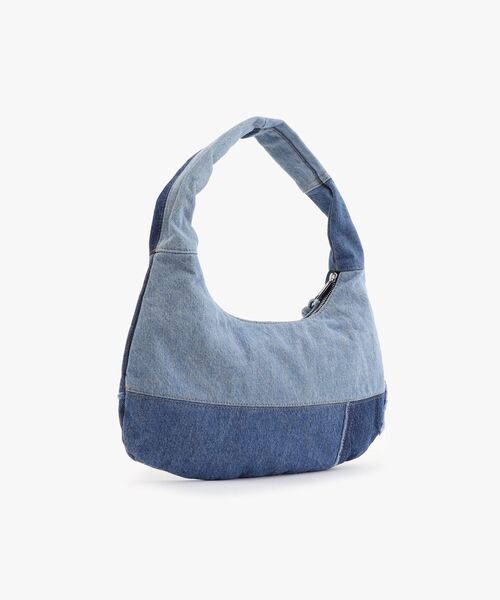 tommy jeans(トミー ジーンズ)の「【ウォニョン着用】デニムパッチワークショルダーバッグ(ショルダーバッグ・レディース・ブルー・FREE)」の2枚目の写真