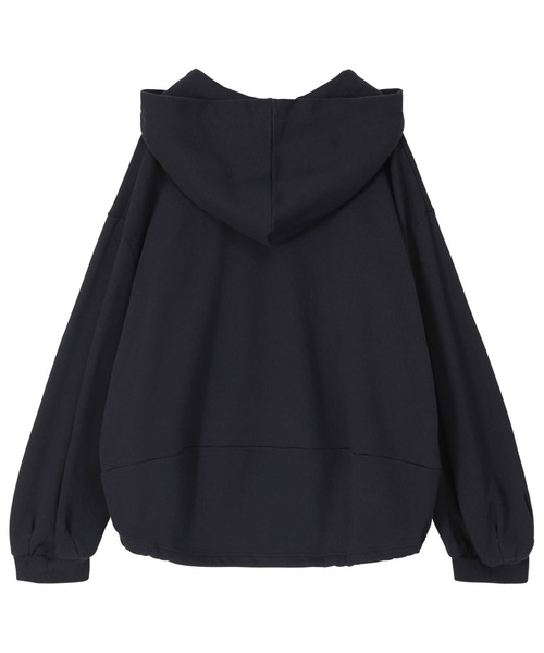 ZUCCa（ズッカ）の「INITIAL SWEATSHIRT / フーディー（パーカー・レディース・ライトグレー/ネイビー・M size）」の9枚目の写真