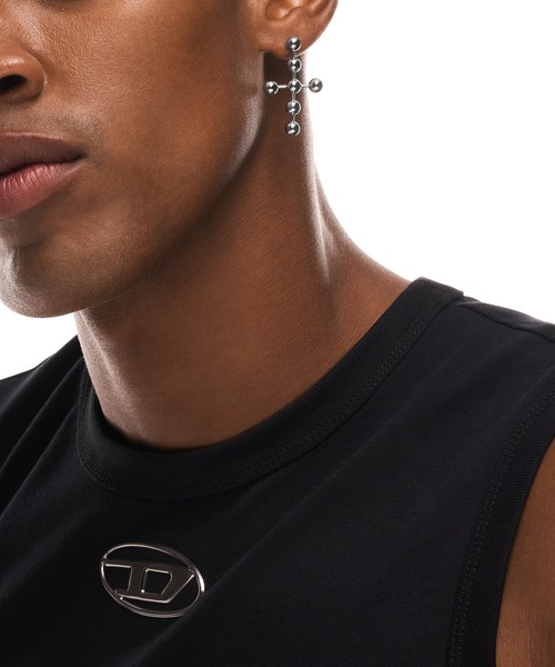 DIESEL（ディーゼル）の「ディーゼル アクセサリー ユニセックス ピアス シルバー DX1676040（ピアス（片耳用）・メンズ・シルバー・FREE）」の3枚目の写真