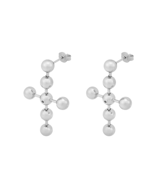 DIESEL（ディーゼル）の「ディーゼル アクセサリー ユニセックス ピアス シルバー DX1676040（ピアス（片耳用）・メンズ・シルバー・FREE）」の5枚目の写真