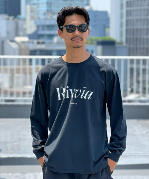 Rivvia PROJECTS(リヴィアプロジェクツ)の「【Rivvia PROJECTS】RP LS T-SHIRT(Tシャツ/カットソー・メンズ・ブルー/ブラック/ホワイト・LARGE/X-LARGE/MEDIUM)」の2枚目の写真