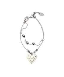NFF（エヌエフエフ）の「dot heart bracelet-ivory（ブレスレット）」