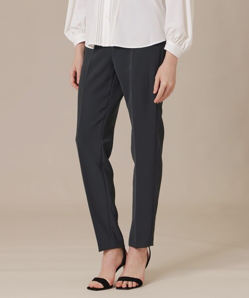 MACKINTOSH LONDON(マッキントッシュ ロンドン)の「ストレッチダブルクロステーパードパンツ(その他パンツ・レディース・ベージュ系その他/ネイビー・36/40/38)」の1枚目の写真