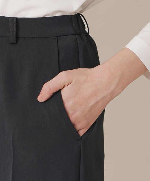 MACKINTOSH LONDON(マッキントッシュ ロンドン)の「ストレッチダブルクロステーパードパンツ(その他パンツ・レディース・ベージュ系その他/ネイビー・36/40/38)」の8枚目の写真