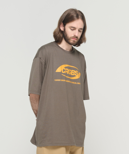 CARGOBROS(カーゴブロス)の「(ビッグサイズ) オーバーボックスロゴ半袖Tシャツ (カーキ)(Tシャツ/カットソー・メンズ・その他・FREE)」の10枚目の写真