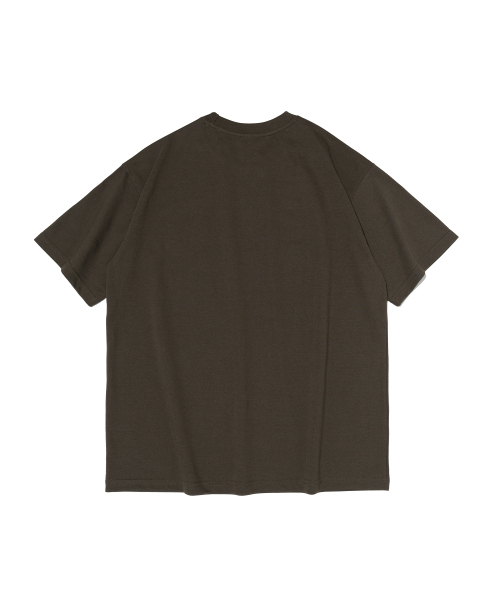 CARGOBROS(カーゴブロス)の「(ビッグサイズ) オーバーボックスロゴ半袖Tシャツ (カーキ)(Tシャツ/カットソー・メンズ・その他・FREE)」の5枚目の写真