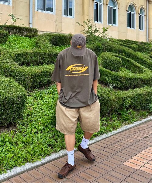 CARGOBROS(カーゴブロス)の「(ビッグサイズ) オーバーボックスロゴ半袖Tシャツ (カーキ)(Tシャツ/カットソー・メンズ・その他・FREE)」の15枚目の写真
