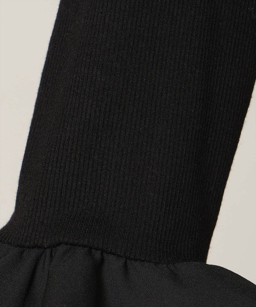 WILLSELECTION（ウィルセレクション）の「フリルカフスインナートップス（Tシャツ/カットソー・レディース・オフホワイト/ブラック・FREE）」の12枚目の写真