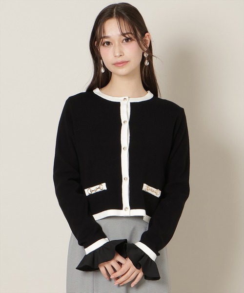 WILLSELECTION（ウィルセレクション）の「フリルカフスインナートップス（Tシャツ/カットソー・レディース・オフホワイト/ブラック・FREE）」の13枚目の写真