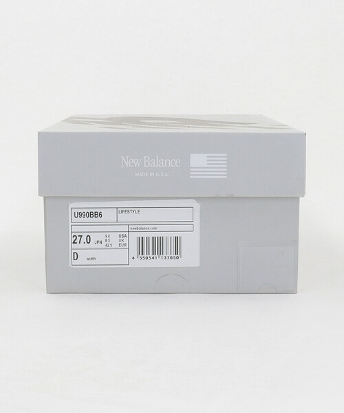 NEW BALANCE(ニューバランス)の「<New Balance>Made in USA 990v6 スニーカー(スニーカー・メンズ・ブラック・26cm/27cm/28cm/28.5cm/25.5cm/29cm/26.5cm/27.5cm)」の12枚目の写真