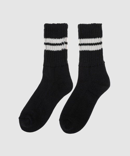 kolor BEACON（カラービーコン）の「26SBM-A06536（ソックス/靴下・メンズ・ネイビー/ホワイト・FREE）」の2枚目の写真