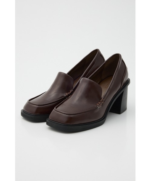 MOUSSY（マウジー）の「LOAFER HEEL シューズ（ローファー・レディース・ブラック/ブラウン・SMALL/MEDIUM/LARGE）」の2枚目の写真
