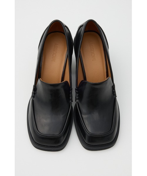MOUSSY（マウジー）の「LOAFER HEEL シューズ（ローファー・レディース・ブラック/ブラウン・SMALL/MEDIUM/LARGE）」の5枚目の写真