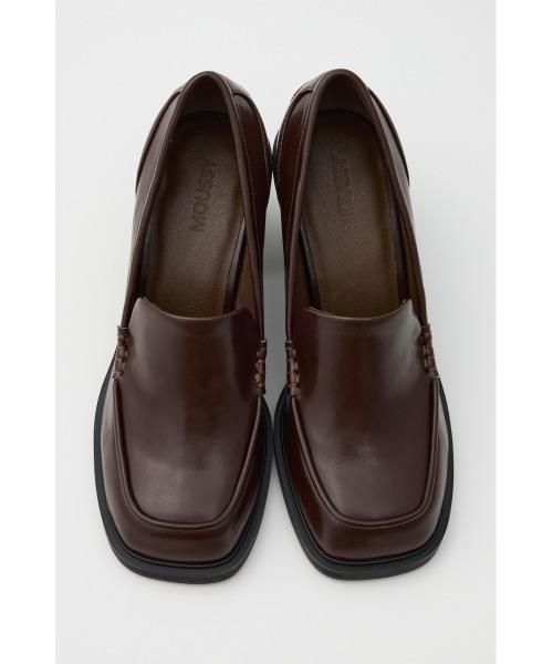 MOUSSY（マウジー）の「LOAFER HEEL シューズ（ローファー・レディース・ブラック/ブラウン・SMALL/MEDIUM/LARGE）」の13枚目の写真
