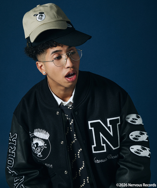 JOURNAL STANDARD(ジャーナルスタンダード)の「Nervous Records / ナーヴァス・レコーズ × JOURNAL STANDARD キャップ(キャップ・メンズ・ブラック/ベージュ・FREE)」の5枚目の写真