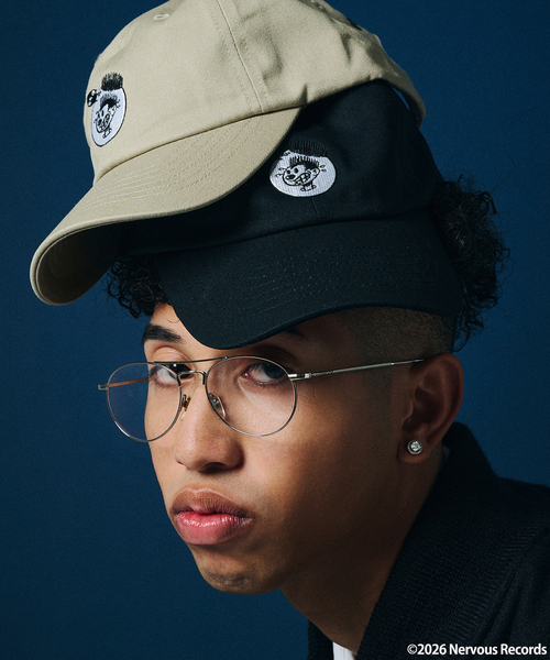 JOURNAL STANDARD(ジャーナルスタンダード)の「Nervous Records / ナーヴァス・レコーズ × JOURNAL STANDARD キャップ(キャップ・メンズ・ブラック/ベージュ・FREE)」の6枚目の写真