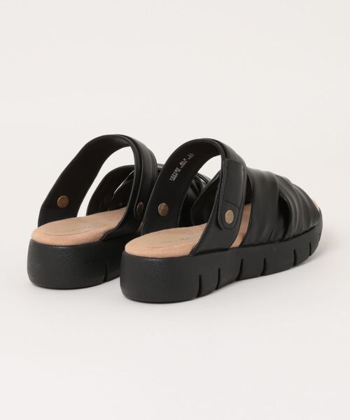 Piedi Nudi(ピエディヌーディ)の「BCC 編み込みベルト 2WAYサンダル(サンダル・レディース・ベージュ/ブラック・LL/L/M/S)」の3枚目の写真
