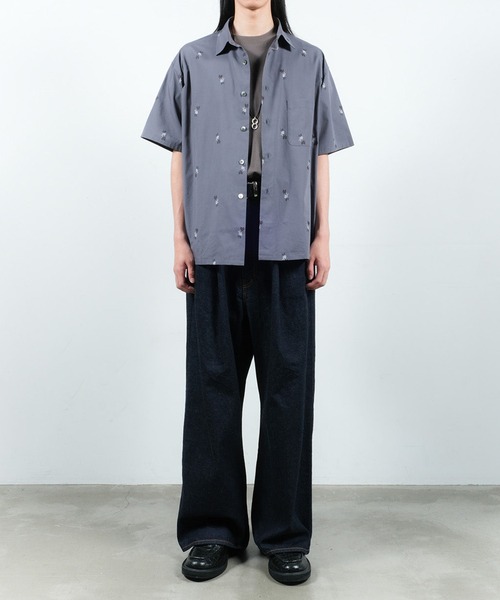 Jieda(ジエダ)の「ONE TUCK DENIM PANTS(デニムパンツ・メンズ・インディゴブルー・2/1)」の5枚目の写真