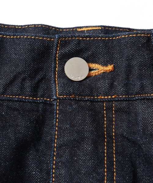 Jieda(ジエダ)の「ONE TUCK DENIM PANTS(デニムパンツ・メンズ・インディゴブルー・2/1)」の8枚目の写真