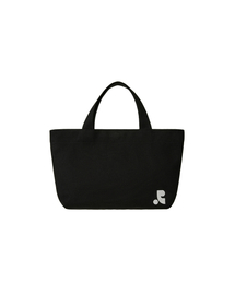 COTTON MINI TOTE BAG - BLACK