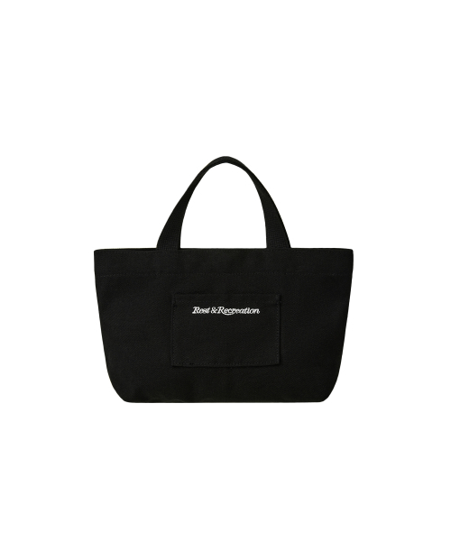 Rest&Recreation（レストアンドレクリエーション）の「COTTON MINI TOTE BAG - BLACK（トートバッグ・レディース・その他・ONE）」の2枚目の写真