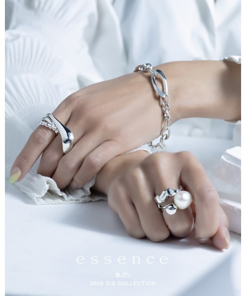 e.m.（イーエム）の「リング/26SS/レディース/メンズ（リング・レディース・シルバー・3L(UB-)/LL/L/M）」の6枚目の写真