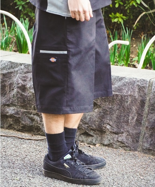 Dickies(ディッキーズ)の「【別注】Dickies / バイカラー ワイド ショーツ(その他パンツ・メンズ・ブラウン/ブラック/ネイビー・X-LARGE/LARGE/MEDIUM/SMALL)」の2枚目の写真