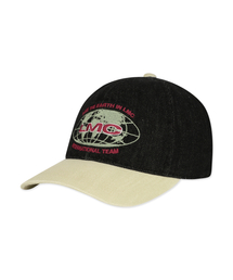 LMC( )��EARTH LOGO VINTAGE DENIM CAP black(�L���b�v)