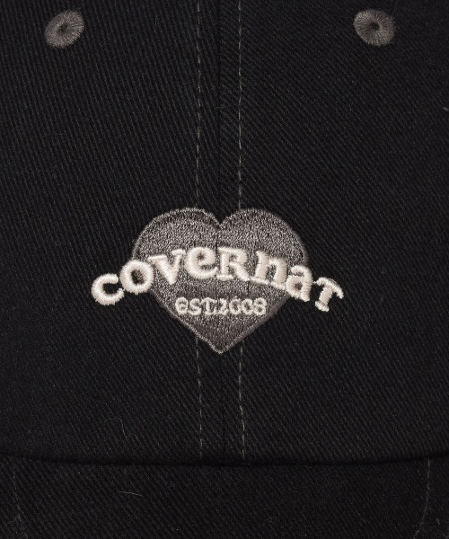 COVERNAT（カバーナット）の「WOMEN CLOVER HEART HEART COOPER LOGO BASIC STANDARD FIT BALL CAP（キャップ・レディース・ネイビー/ピンク/ホワイト/ブラック・FREE）」の18枚目の写真
