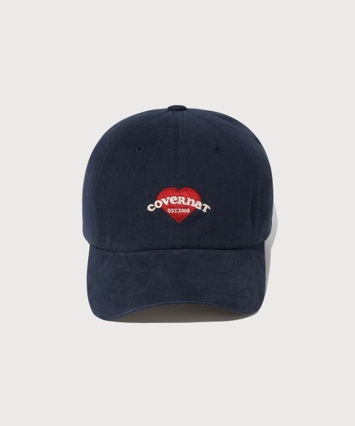 COVERNAT（カバーナット）の「WOMEN CLOVER HEART HEART COOPER LOGO BASIC STANDARD FIT BALL CAP（キャップ・レディース・ネイビー/ピンク/ホワイト/ブラック・FREE）」の19枚目の写真